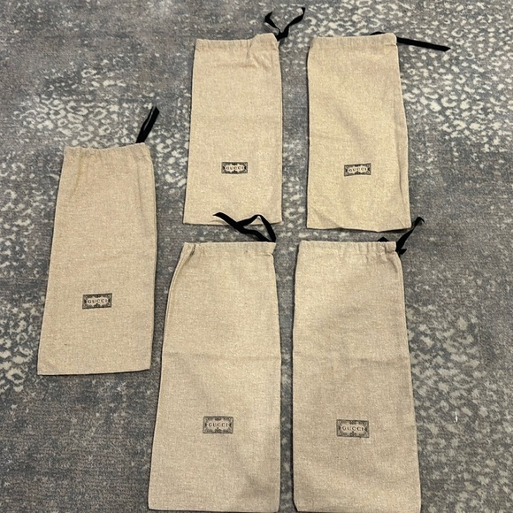 GUCCI BUNDLE (4) FABRIC DUST BAGS - Picture 1 of 3